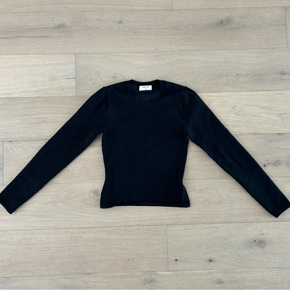 Babaton/Aritzia Depero Sculpt Knit Crew Longsleeve